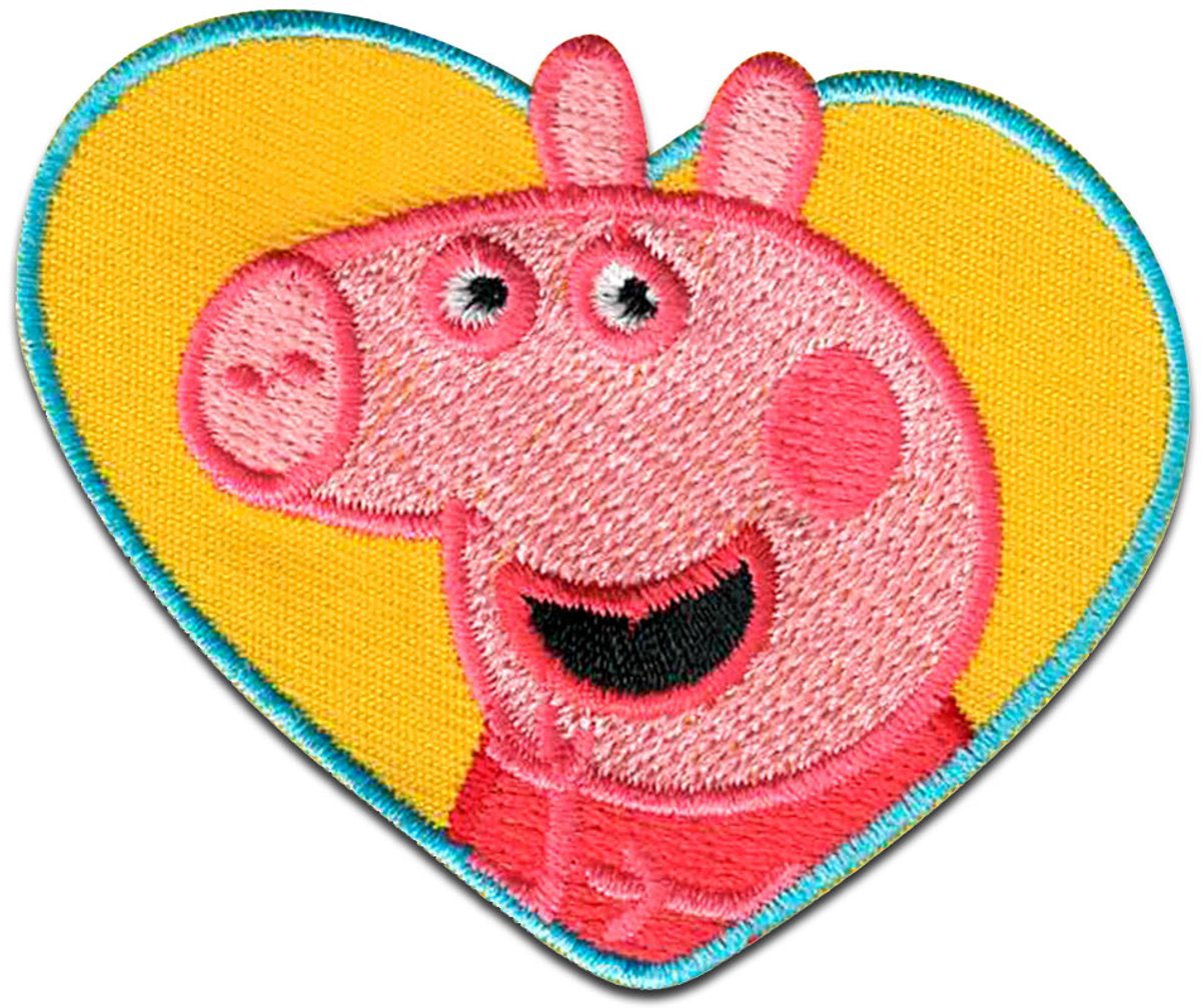 Peppa Pig - Lachend Hart - Patch