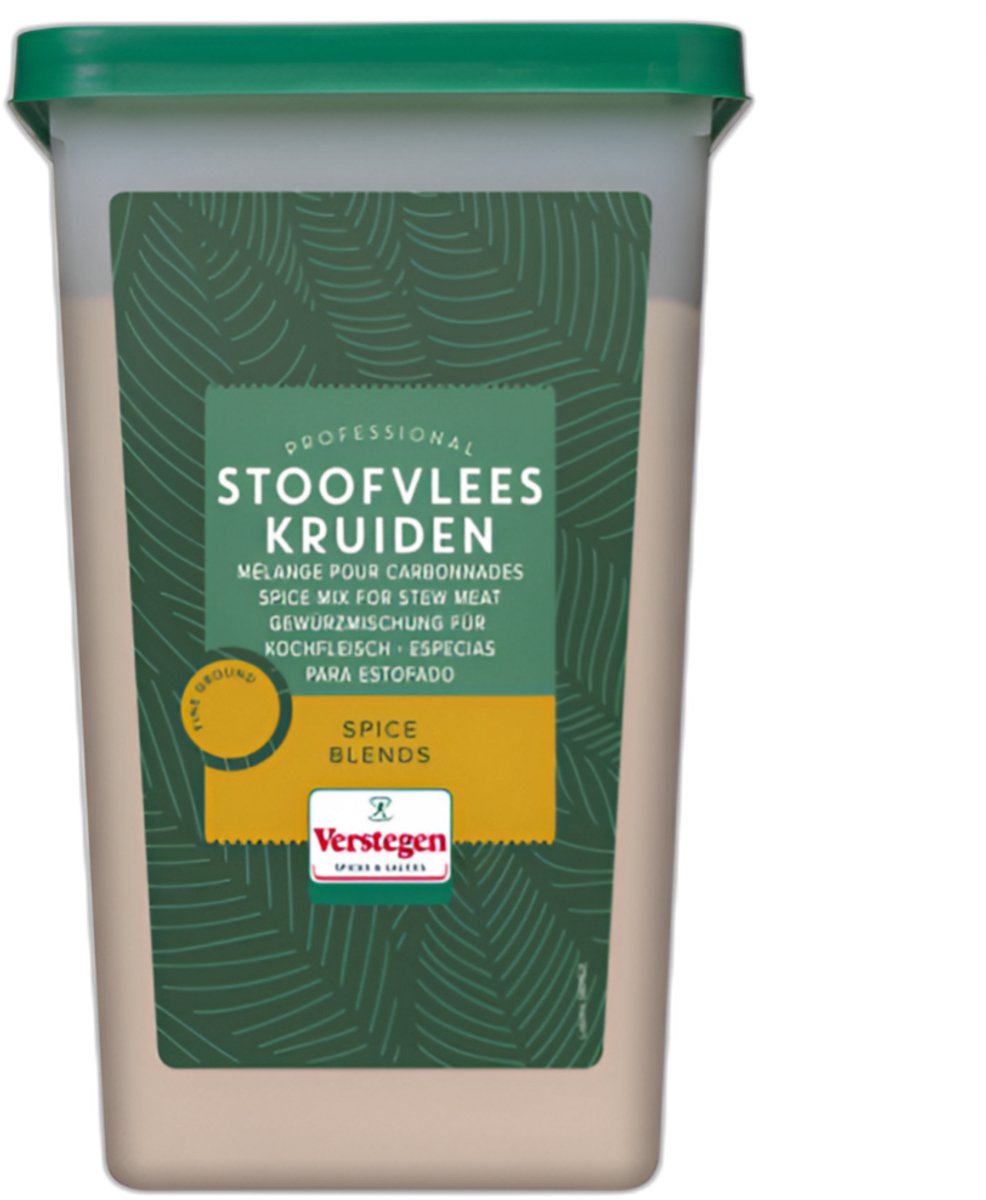 Verstegen - Stoofvlees kruiden met zout - XL doos - Kruiden & specerijen - 2500g