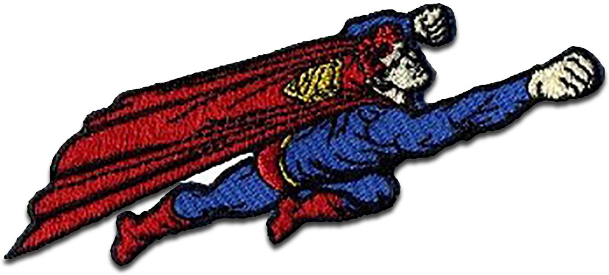 DC Comics - Superman Vliegt - Patch