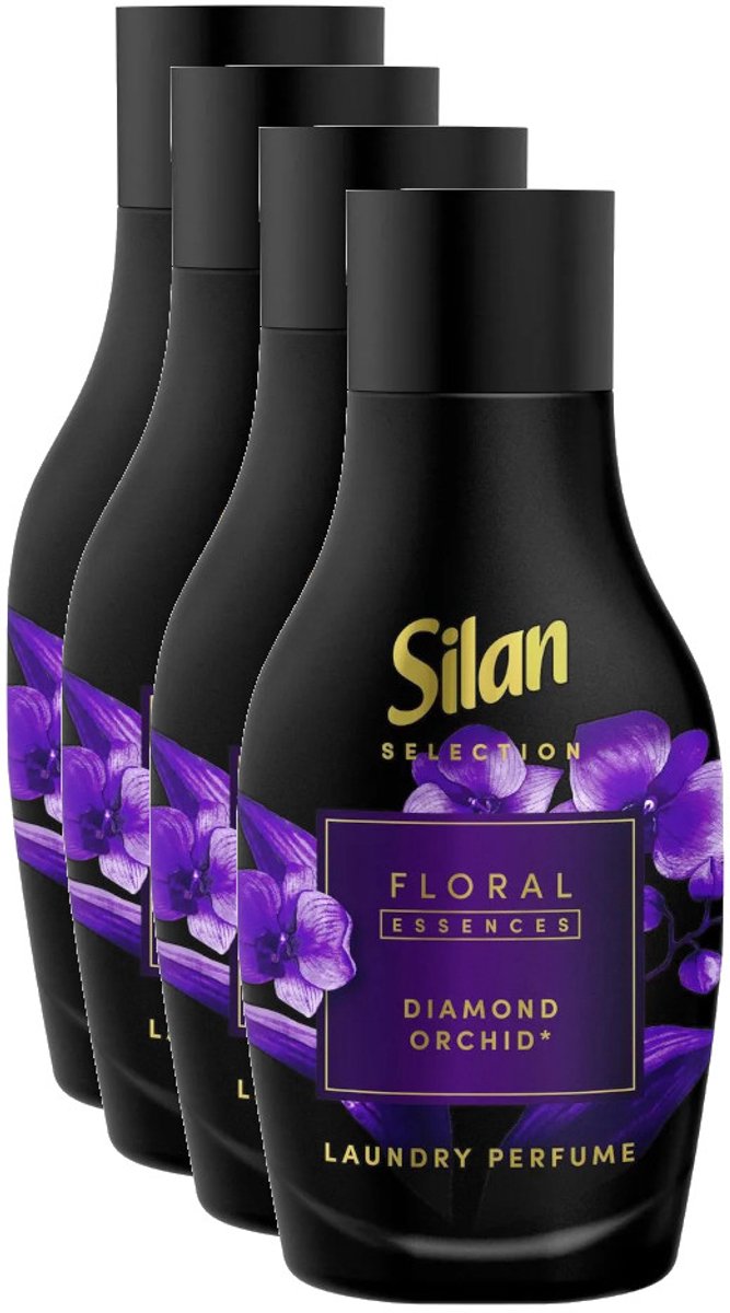 Silan Floral Essences Diamond Orchid - Laundry Perfume - Multipack - 120 (4x30) Wasbeurten - 2160ml (4x540ml)