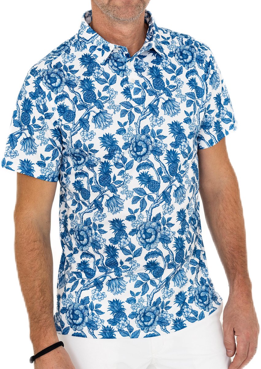 Func Factory mannen Polo Pineapple maat XL