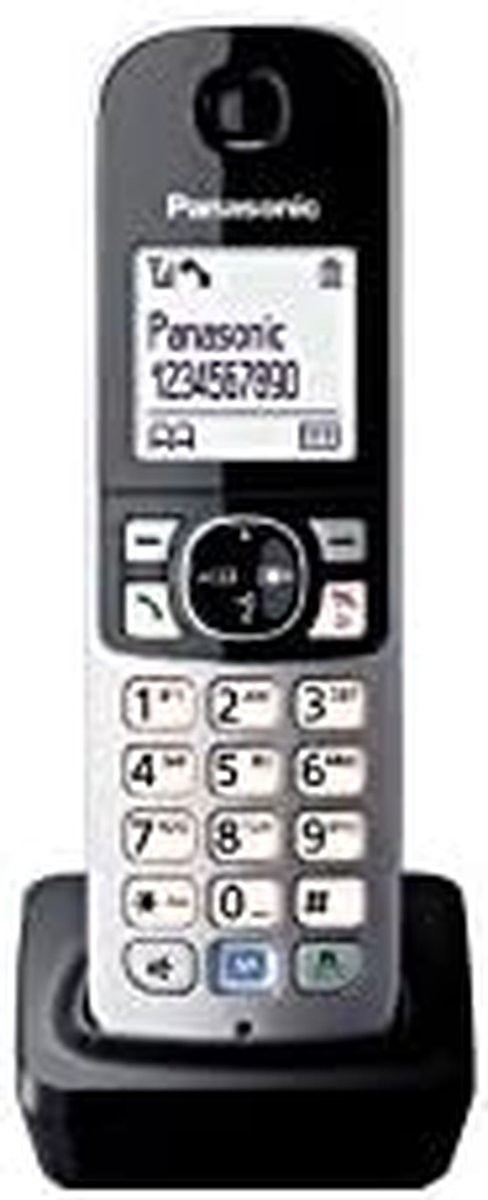 Extra Handset - Draadloze Telefoon - Thuis Bellen - Nummerherkenning - 28 cm - Zwart