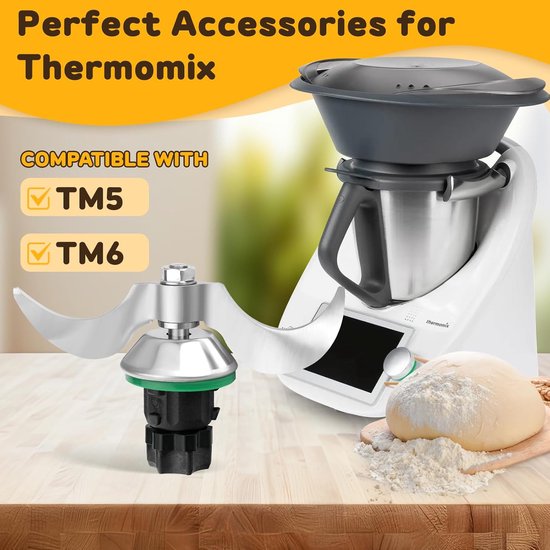 Vervangmes Geschikt voor Thermomix TM5 TM6 - Geschikt Geschikt voor keukenmachine — afbeelding 5