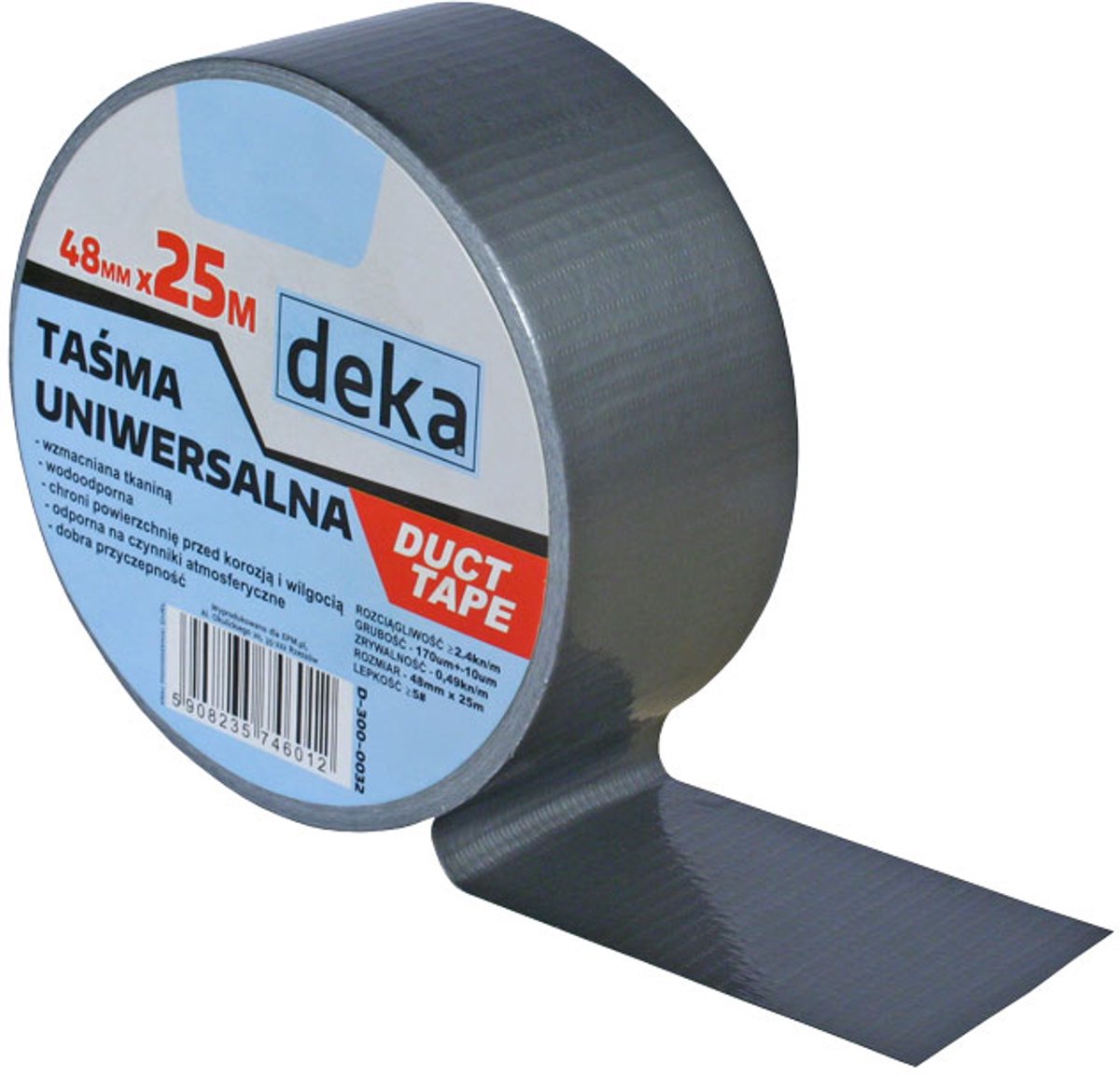 EPM PROF Series - Universele Ducktape - 48mm x 25m - Waterdicht - Weerbestendig