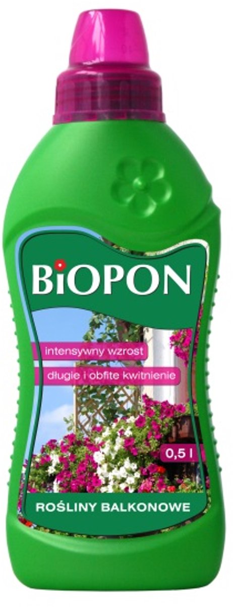 Biopon - Balkonmeststof - 0.5L - Azot 6% - Fosfor 5% - Kalium 6%