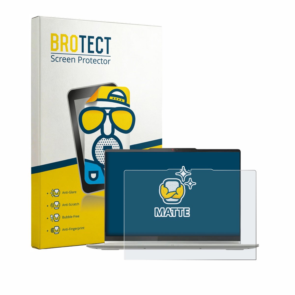 BROTECT - Screenprotector voor Lenovo Yoga 7 2-in-1 Gen 10 14" - Folie Beschermfolie matte