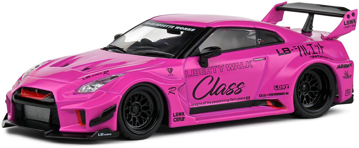 Nissan GT-R (R35) Liberty Walk Body Kit - 1:43 - Solido