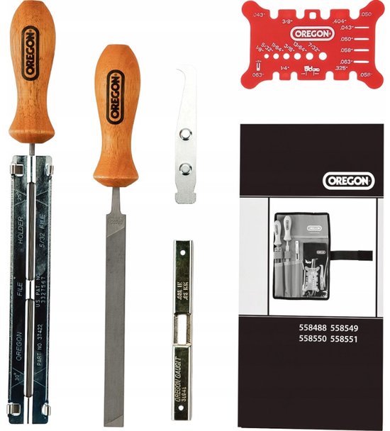 Oregon Serie - Kettingzaagslijper Set - 4,8mm - Inclusief Etui - Onderhoudskit — afbeelding 2