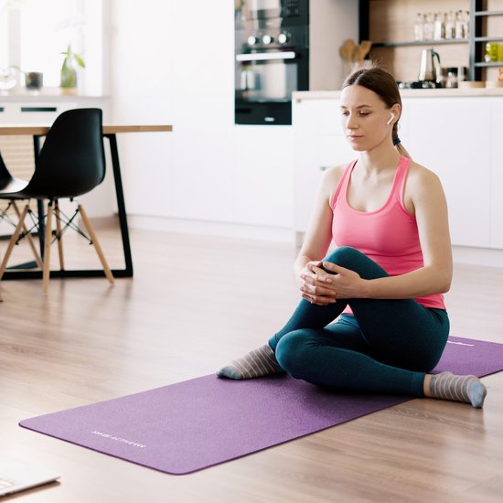 Rebel Active Serie - Yogamat - 1cm - Antislip - NBR Materiaal van Rebel Active — afbeelding 2