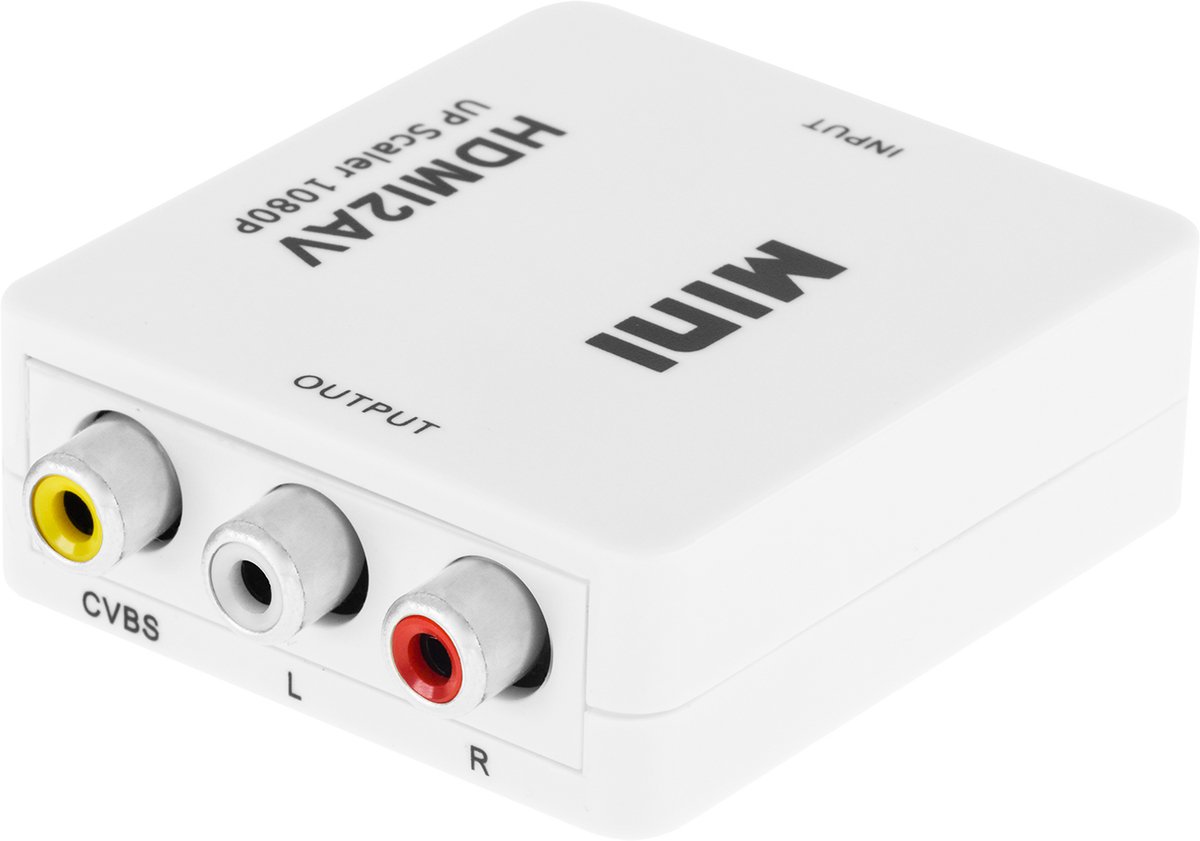 Cabletech - HDMI naar RCA en CVBS Converter - 1080p Ondersteuning - Plug & Play