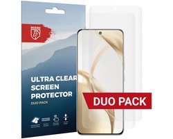 Rosso Screen Protector Geschikt voor Honor 200 | Ultra Clear Duo Pack | TPU Folie | Case Friendly Beschermfolie | 2 Stuks