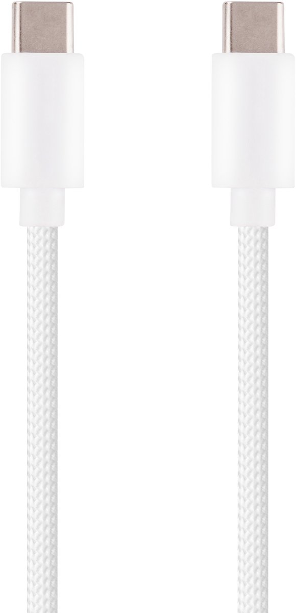 Musthavz GoEasy USB-C naar USB-C Kabel 1 Meter – Wit