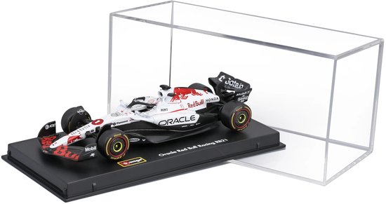 Bburago Red Bull Racing RB21 - #1 Max Verstappen - Formule 1 2025 - Japan GP special white livery - schaalmodel - modelauto - schaal 1:43