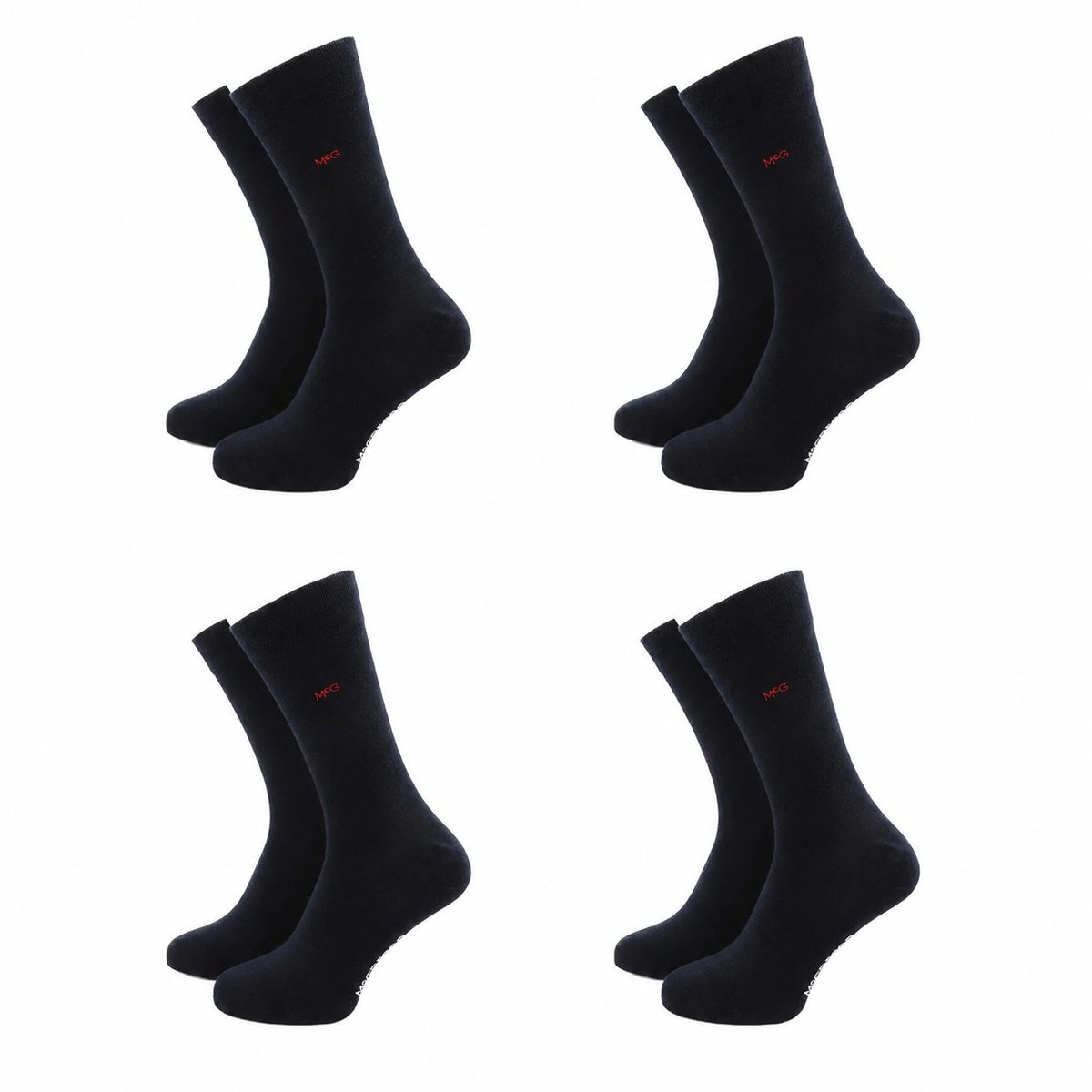 McGregor - Heritage Heren Sokken - Maat 43-46 - Crew Sok Marineblauw - 4-pack