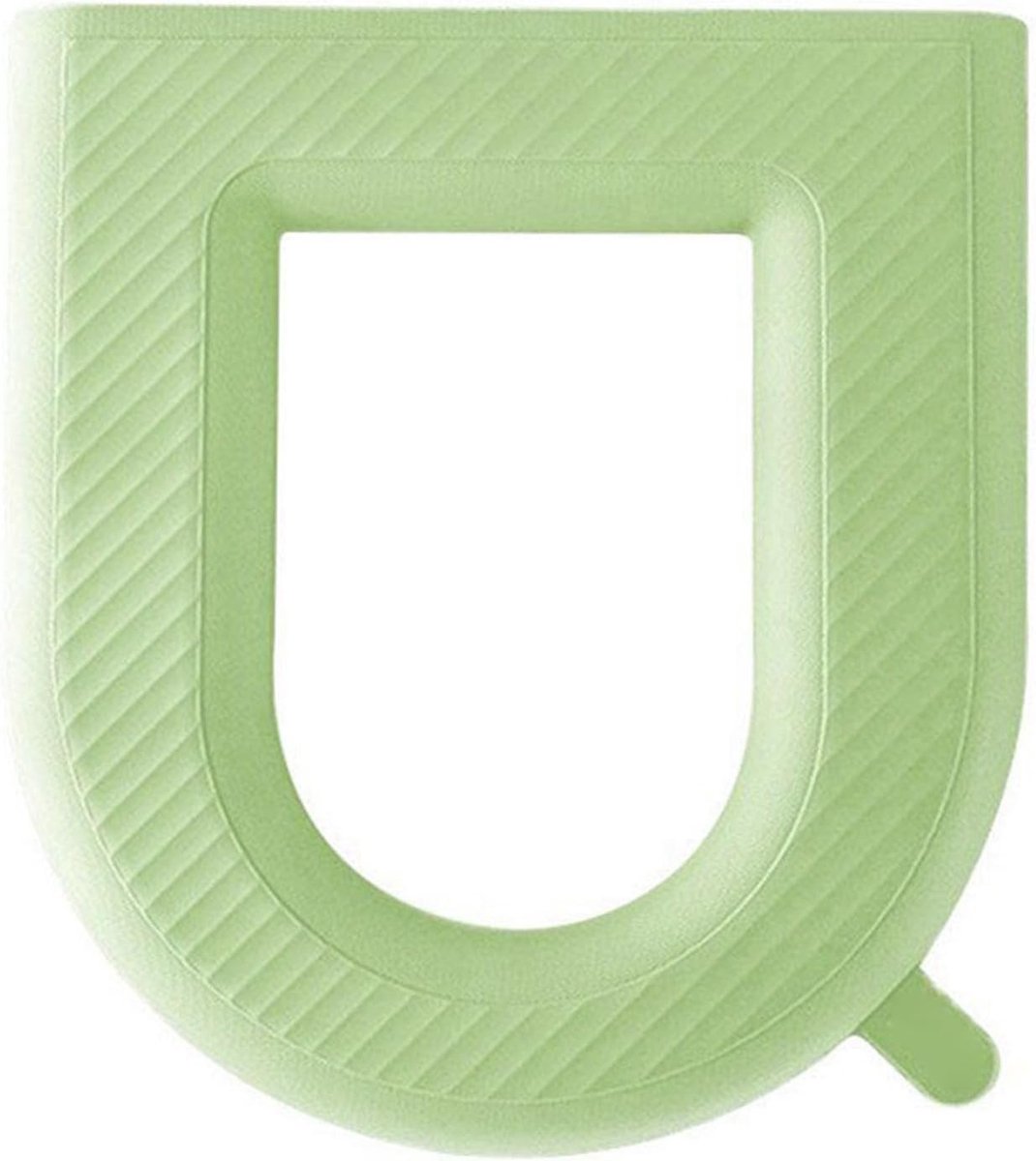 Toiletovertrek - Toiletkussen WC brilhoes - Comfortabel Zitten - Antislip en Schokbestendig - 38 x 39.5 cm - Grijs