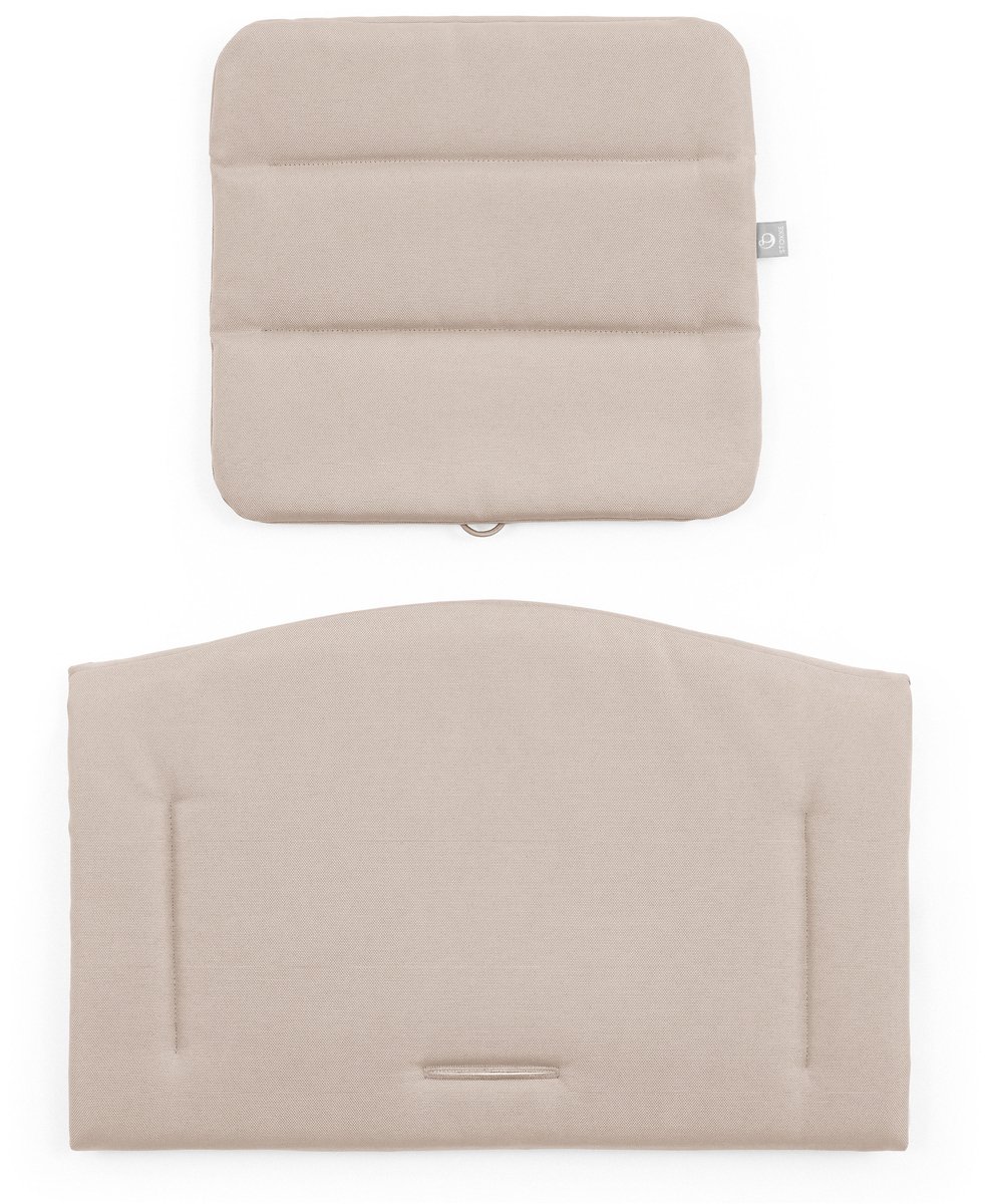 Stokke Tripp Trapp bundel Cashmere Grey | Babyset Cashmere Grey | Newborn Vanilla White/ Beige | Tray Vanilla White | Kussenset Beige thumbnail 2