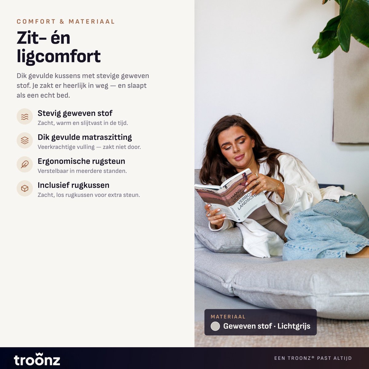 Troonz Troonz Lodi Light Slaapstoel - afbeelding 4