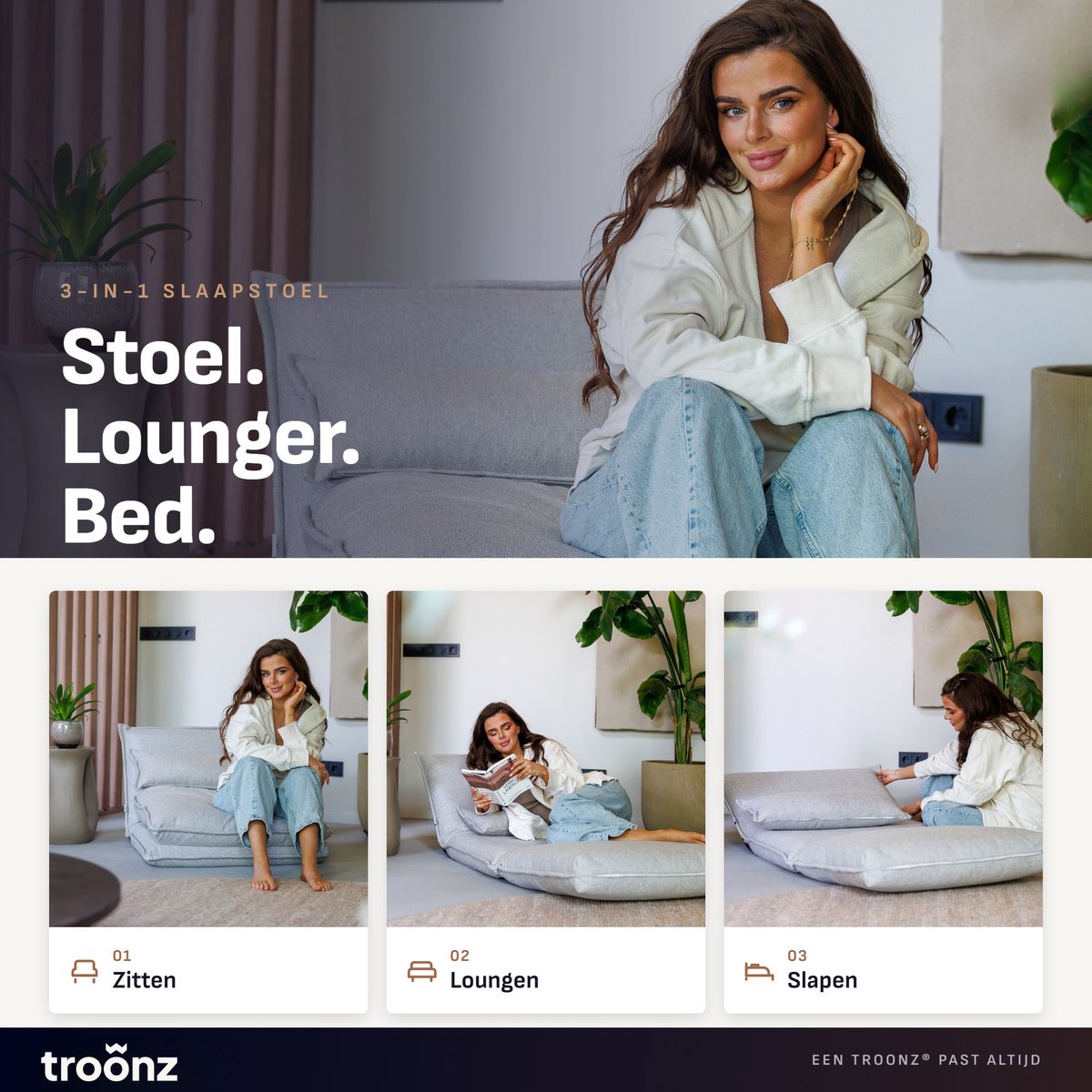 Troonz Troonz Lodi Light Slaapstoel - afbeelding 2