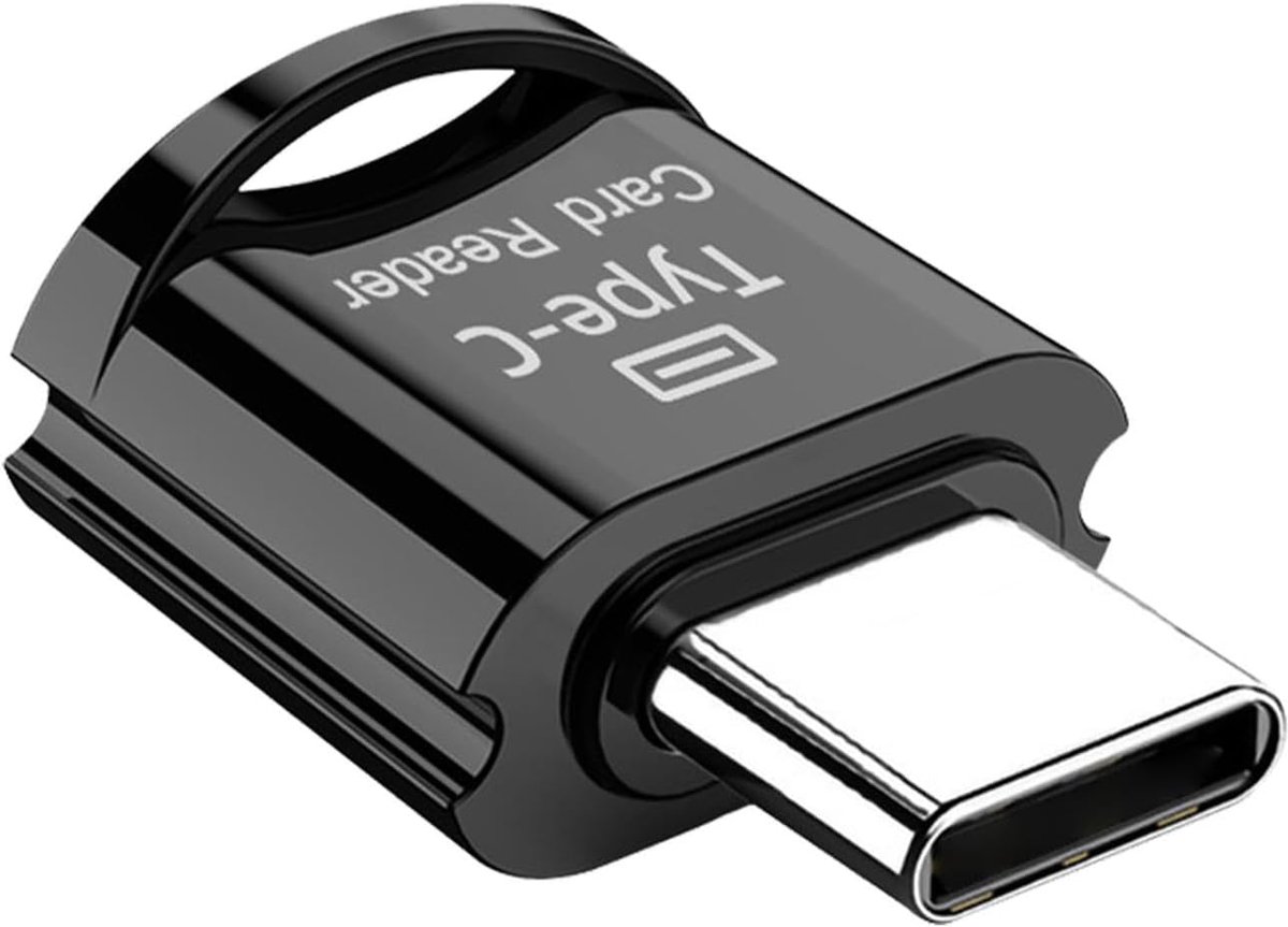 Geheugenkaartlezer voor computer, kaartlezer type C, plug-and-play-adapter voor externe opslag, mobiele opslag van smartphones