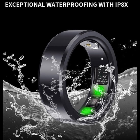 Slimme Ring - Gezondheids tracker - Slaapkwaliteit meten - Lichtgewicht ontwerp - 23 - Goud — afbeelding 4