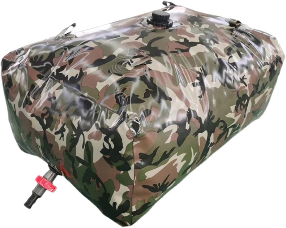 Opvouwbare waterzak - Draagbare waterdrager - Water opslag - Duurzaam PVC materiaal - Tot 6000L capaciteit - Blauw