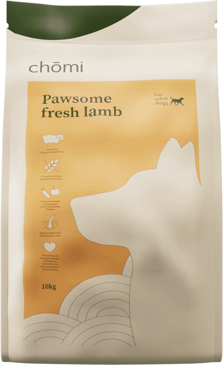 Chōmi Chomi Pets - Vers Lam voor Honden - 10 kg