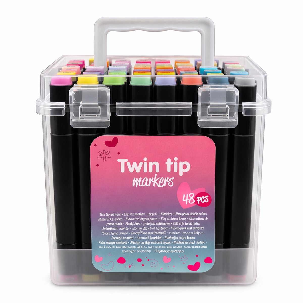 Twin tip markers