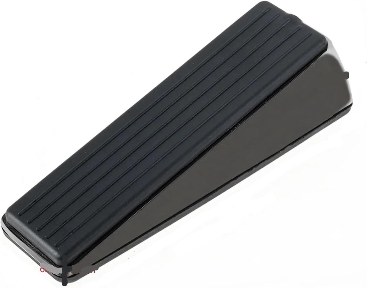 Deurstoppers - Deurvangers Deurhouders - Vloer Beschermen - Kinderveilig Rubber - 120 mm - Zwart