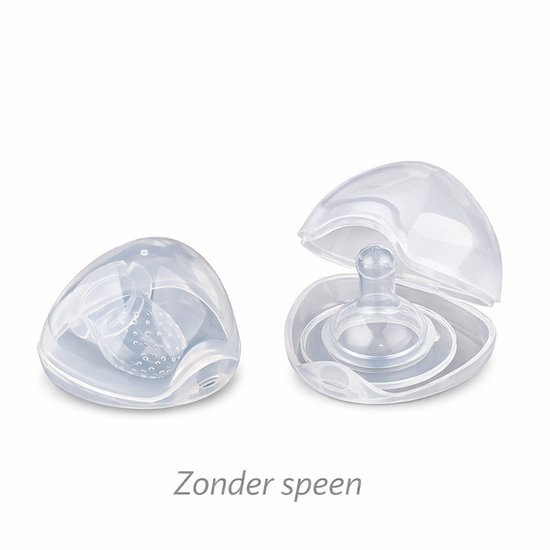 @ Lu’s Today® - Basic Baby Essentials - Speenhouder - Speendoosje - Bewaardoosjes - Transparant - 2‑Pack - Hygiënische Opbergdoosjes voor Fopspenen van at-lus-today — afbeelding 2