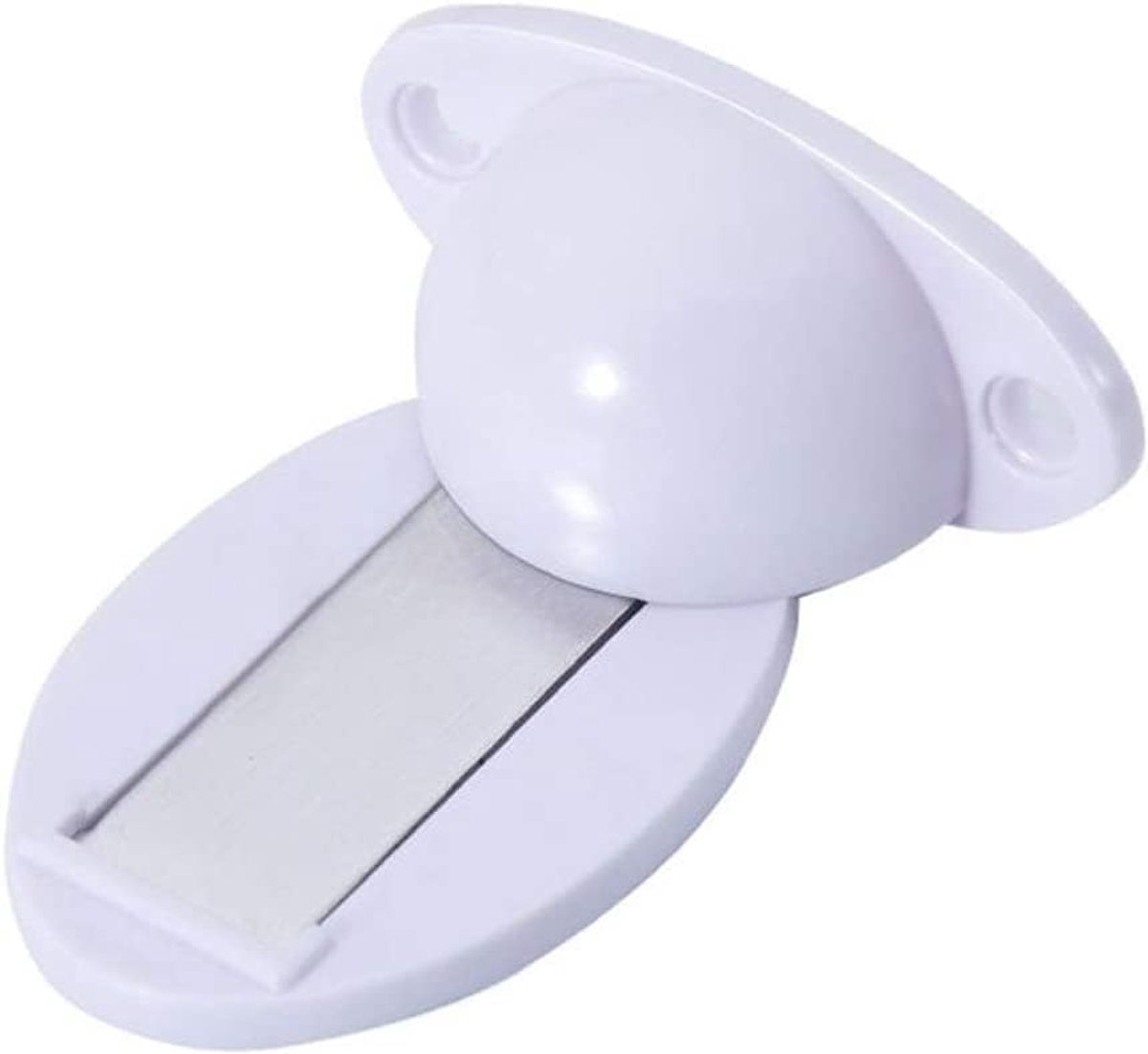 Deurwig - Deurstopper - Deuren Open Houden - Sterke Magneet - 1 Stuk - Wit