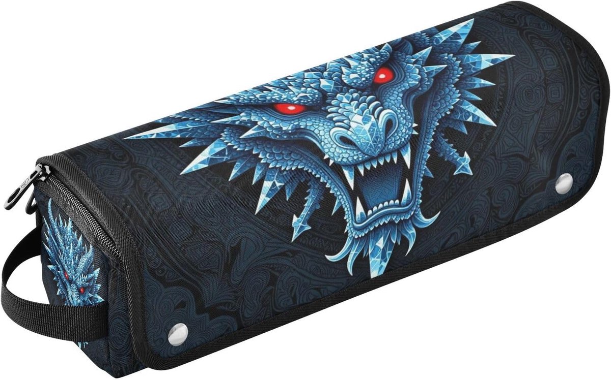 Haar Gereedschap Organizer - Stijltang Tas - Reizen en Opslag - Hittebestendige Mat - 37 cm - Blauw