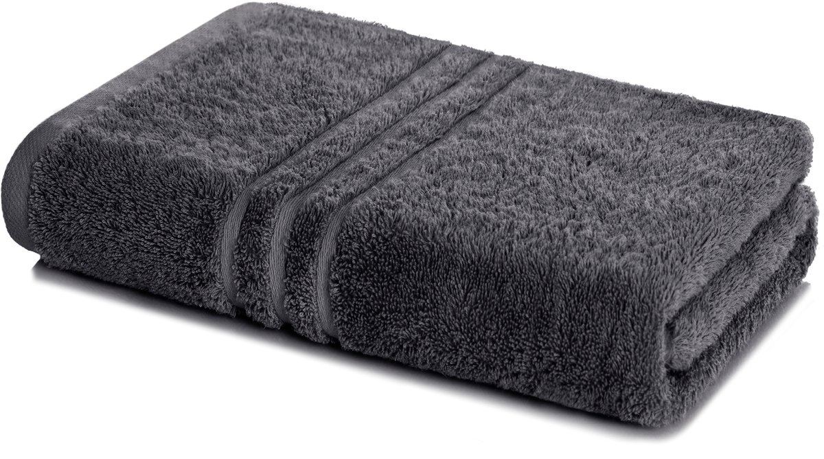 Lavea® Badhanddoek 80x200 cm, 100% Katoen – Grote badhanddoek, badlaken, strandlaken, saunahanddoek – Antraciet