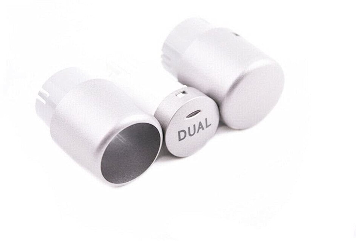 Klimaatcontrole Knop - Schakelaar AC - Auto Interieur - Directe Vervanging - 1 Stuk - Zilver