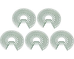 Ondersteuning Aardbeienplanten - Fruitkooi Houder - Bescherming Bessen - Verhoogde Groei - 20 x 20 x 8 cm - Groen