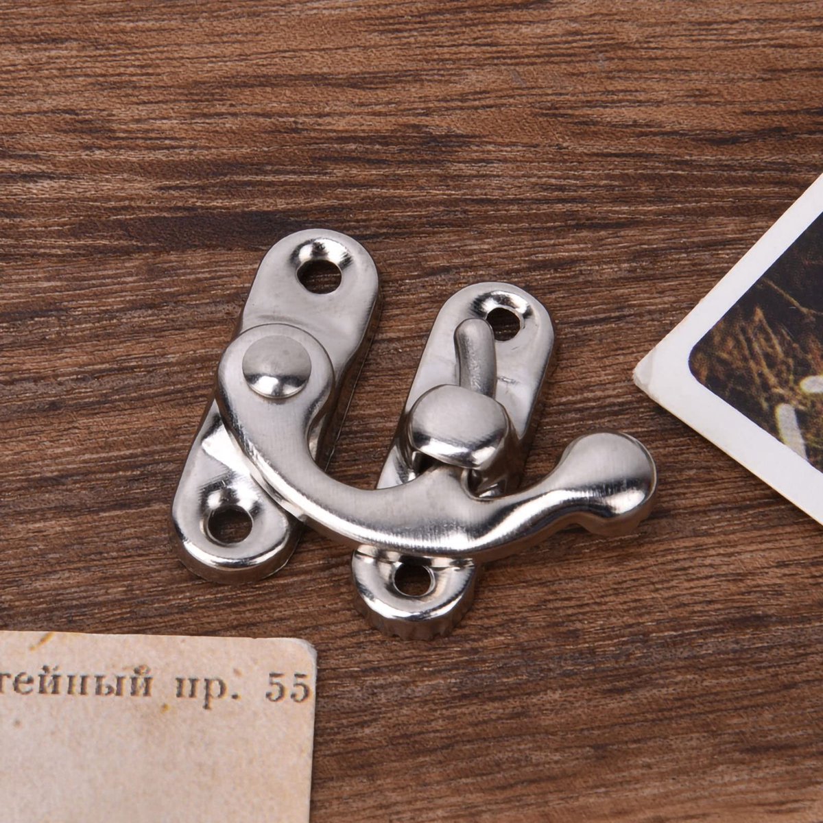 SolidKeus - IJzeren Hasp Hook voor Sieraden- en Geschenkdozen