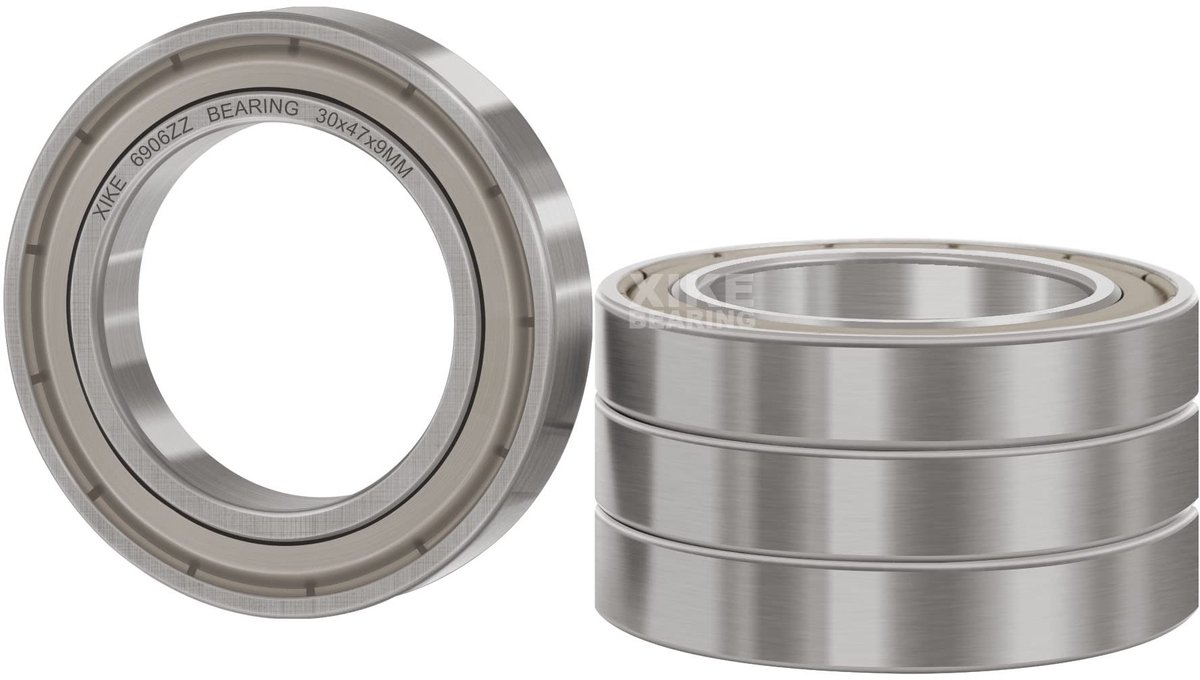 SolidKeus - Set van 4 Sealed Ball Bearings 6906ZZ 30x47x9mm