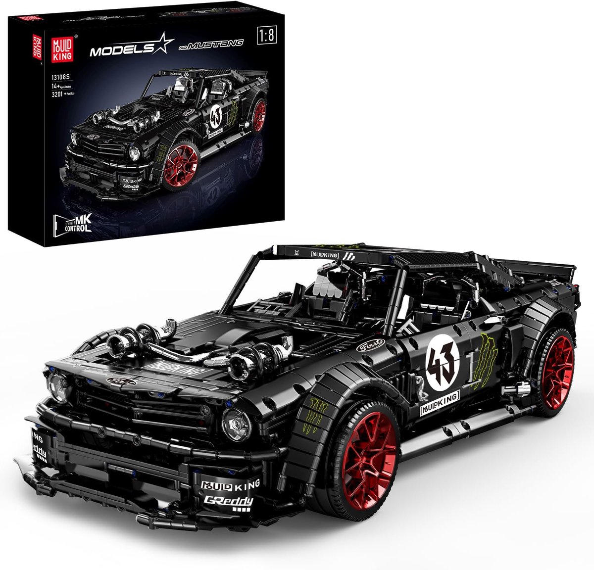 SolidKeus - Technisch Modelbouwpakket Supercar voor Volwassenen en Tieners