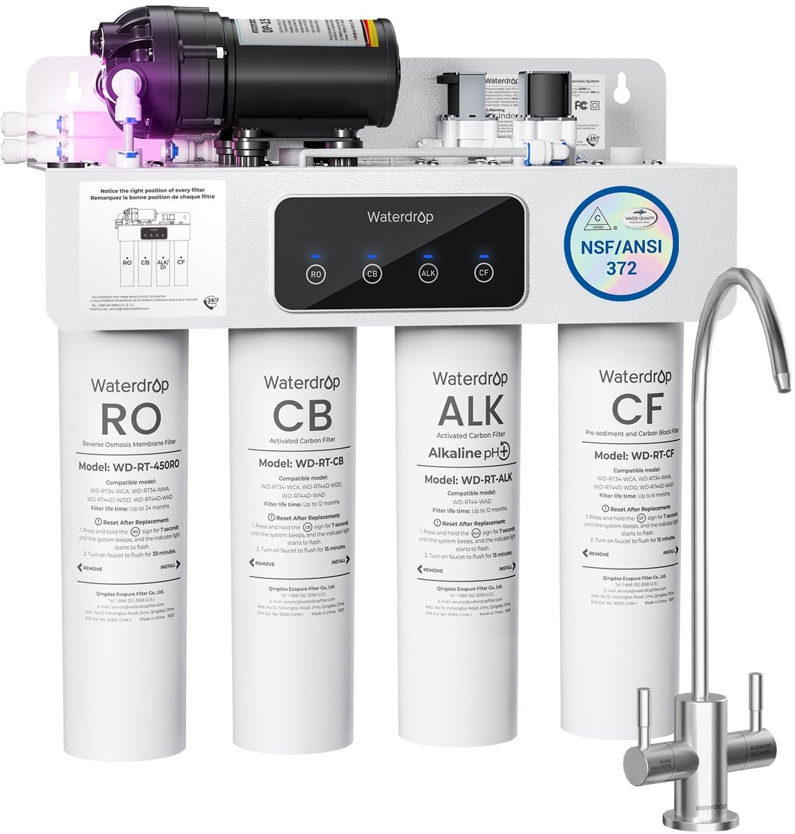 SolidKeus - Onderbouw Omgekeerde Osmose Systeem voor Waterzuivering