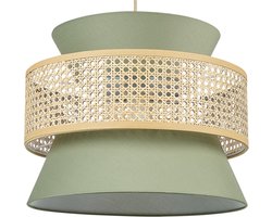 LUYANO - Hanglamp - Lichtgroen - Polyester