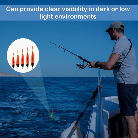 SolidKeus - Set van 5 Luminous Fishing Floats van Solidkeus — afbeelding 3