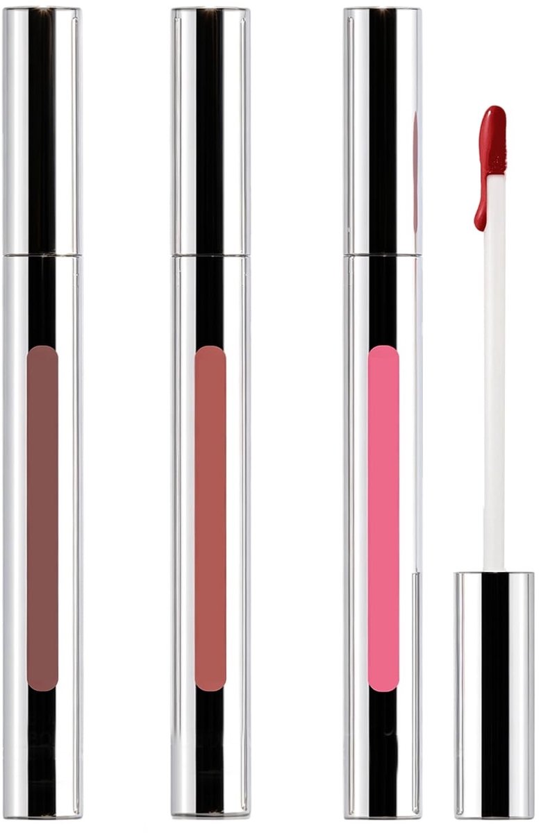 SolidKeus - Set van 3 Peel-Off Lipliners met Langdurige Kleureffecten