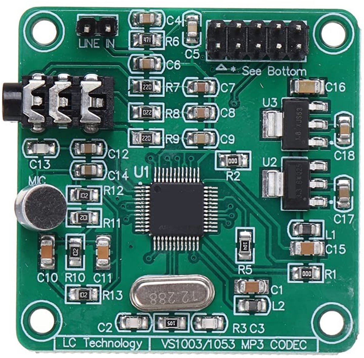 SolidKeus - MP3 Module Ontwikkelbord met Opnamefunctie