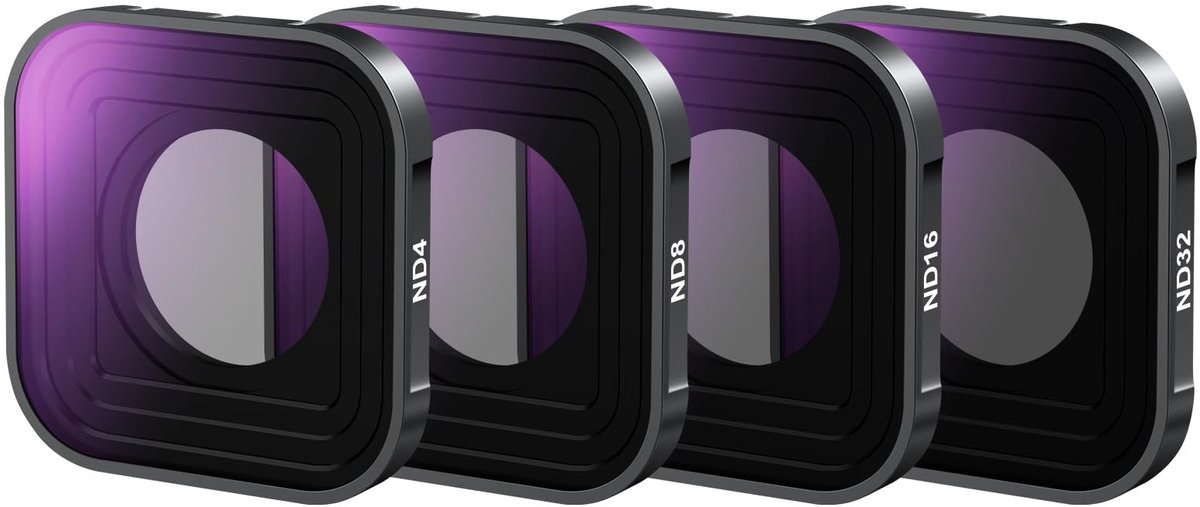 SolidKeus - Set van 4 ND Filters voor Actiecamera's