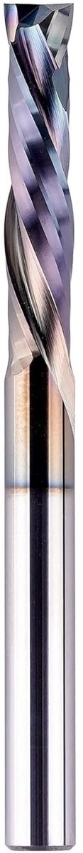 SolidKeus - Spiral Groef Cutter 6 mm Schacht met TAC Coating en 32 mm Snijlengte