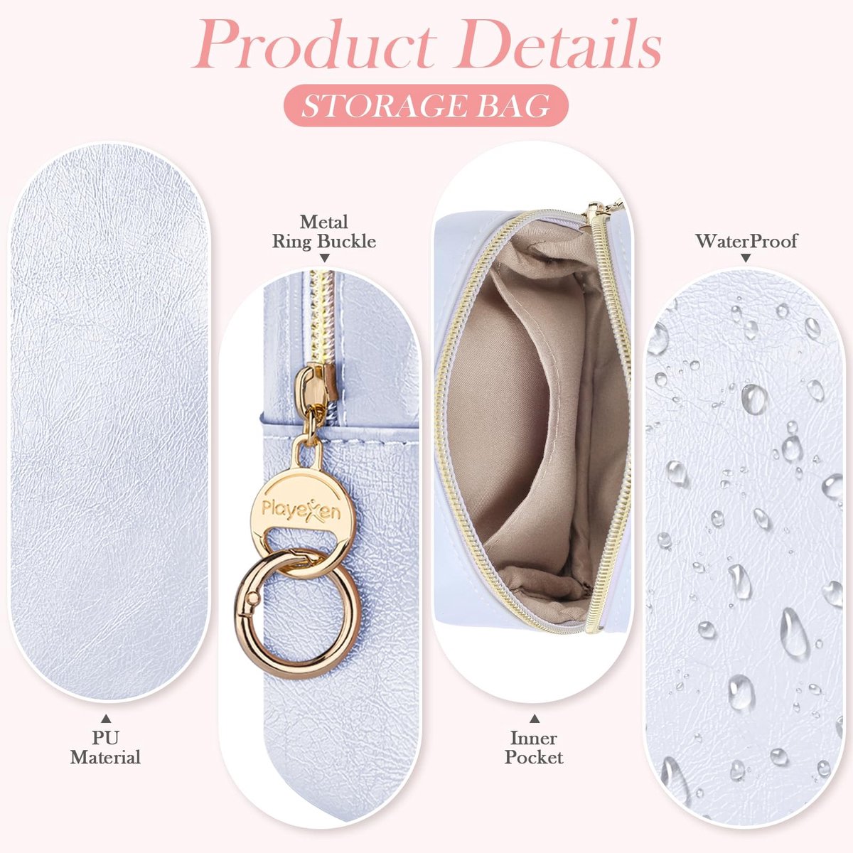SolidKeus - Waterdichte Make-up Tas voor Vrouwen