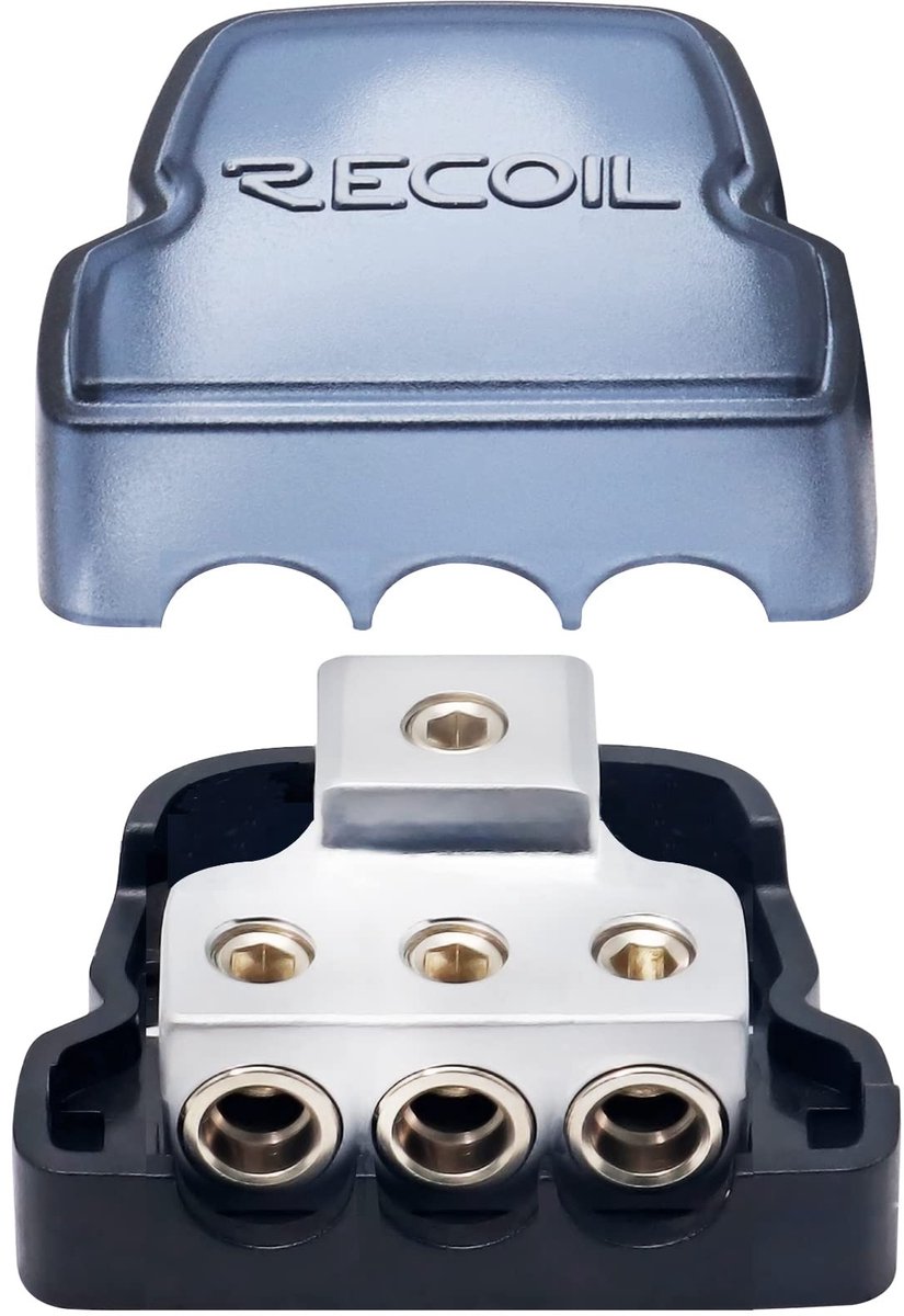 SolidKeus - 3-Weg Power Distributieblok voor Auto Audio