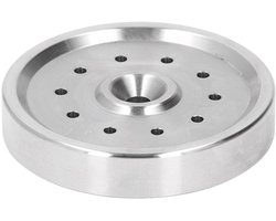 SolidKeus - Roestvrijstalen Koffiedoucheschermhouder voor Koffiemachines
