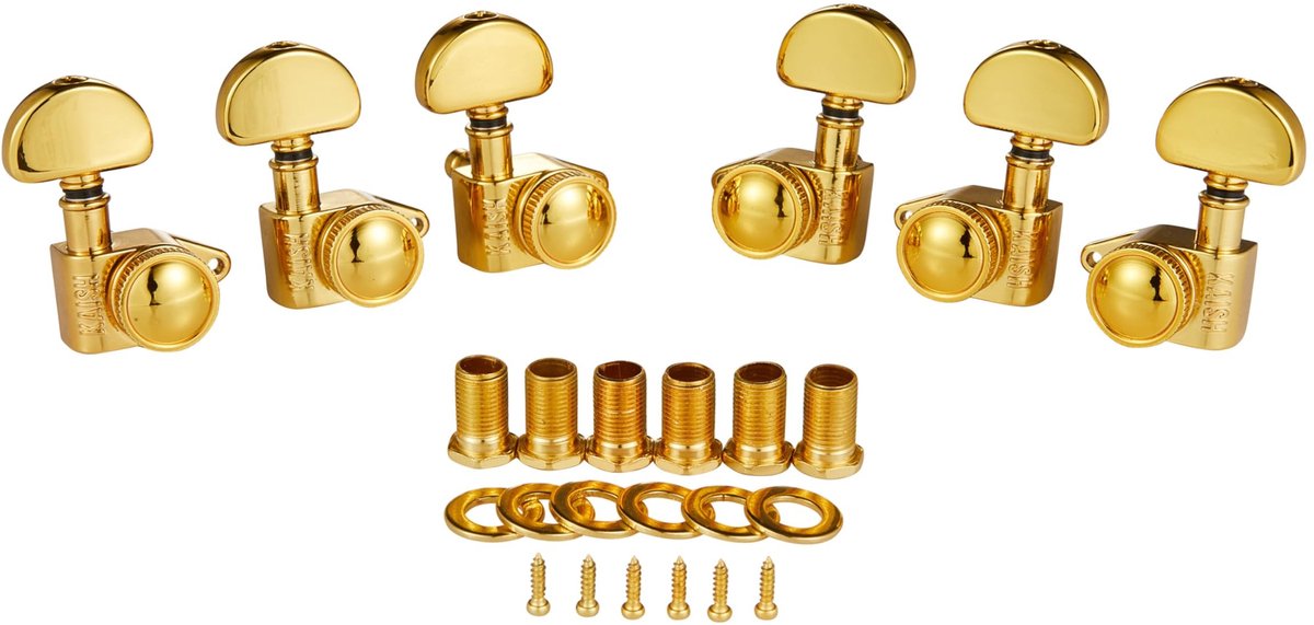 SolidKeus - 3 Per Side Locking Tuning Keys voor Akoestische Gitaren