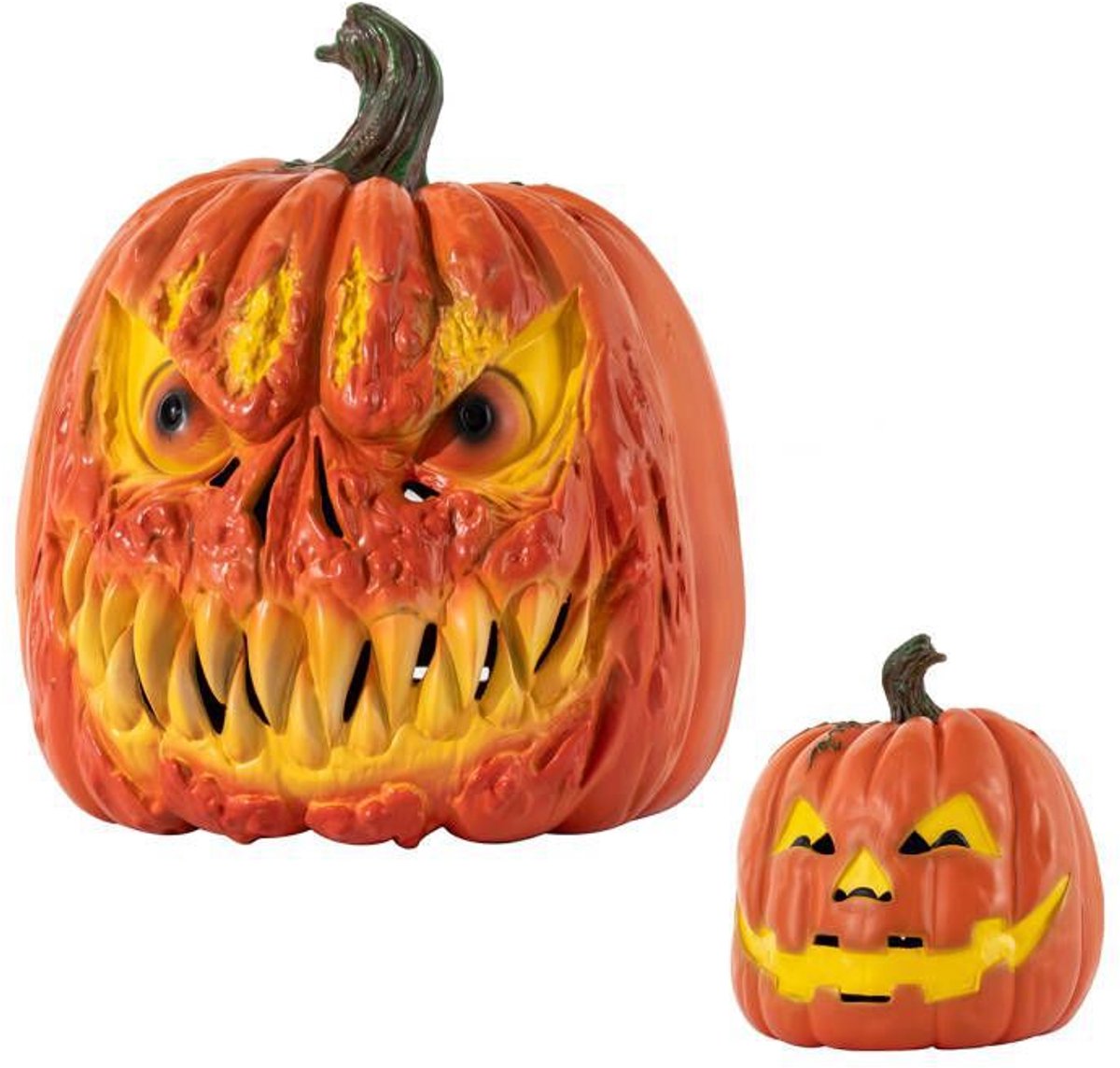 casalora — Halloween-horrorfeestmasker – Pompoenmasker – Horrorthema – Halloween-kostuumaccessoire – Cosplay – Geschikt voor Halloween en gemaskerde bals