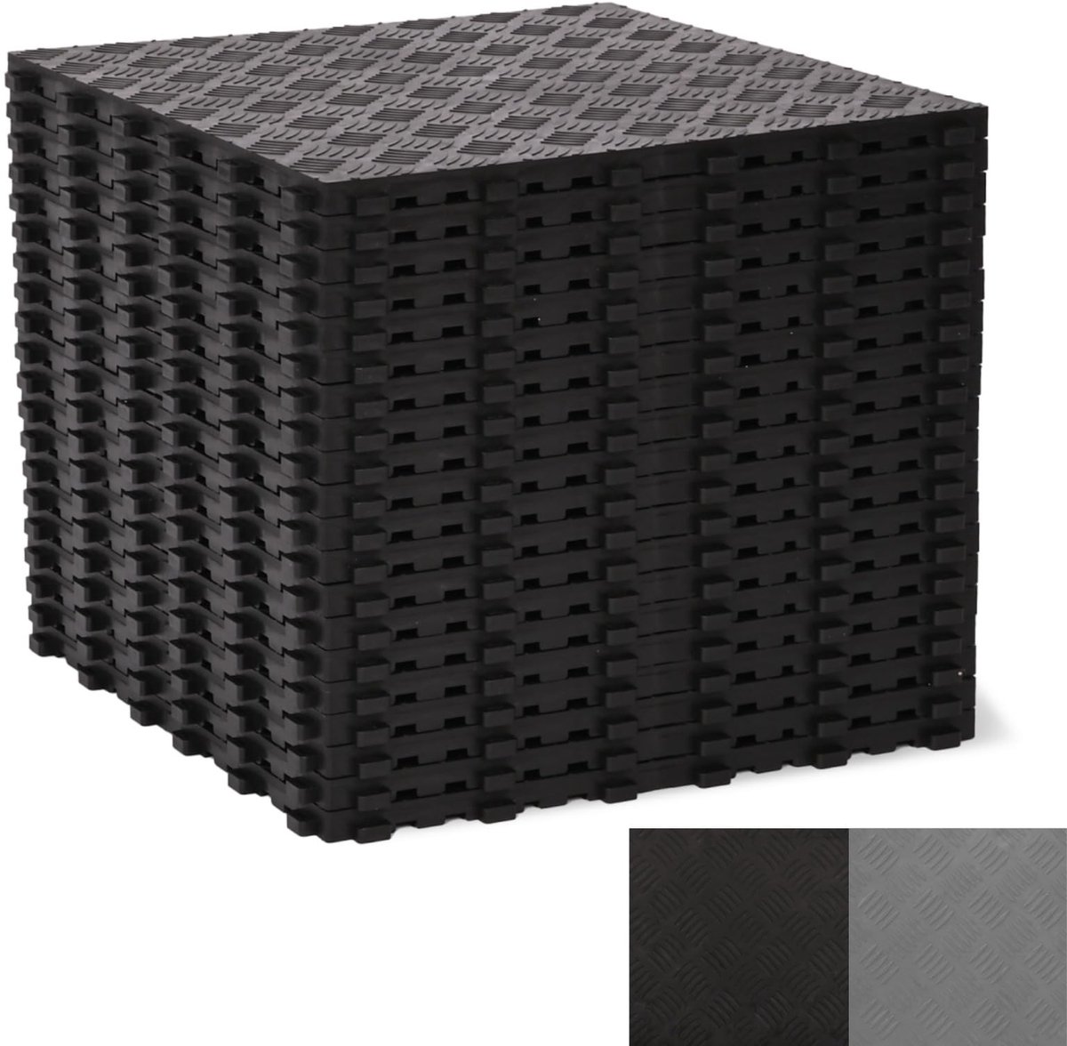 SolidKeus - Set van 20 Antislip Garagevloer Tegels voor Eenvoudige Installatie